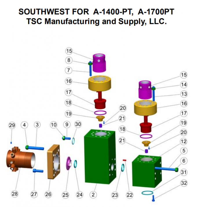 F1600 mud pump, Southwest FB1600 mud pump, 14P220 mud pump, 12P160 mud pump, A-850PT A-1100PT, A-1400PT,& A-1700mud pump